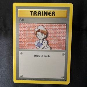 Trainer Bill 91/102 Pokémon card USED
